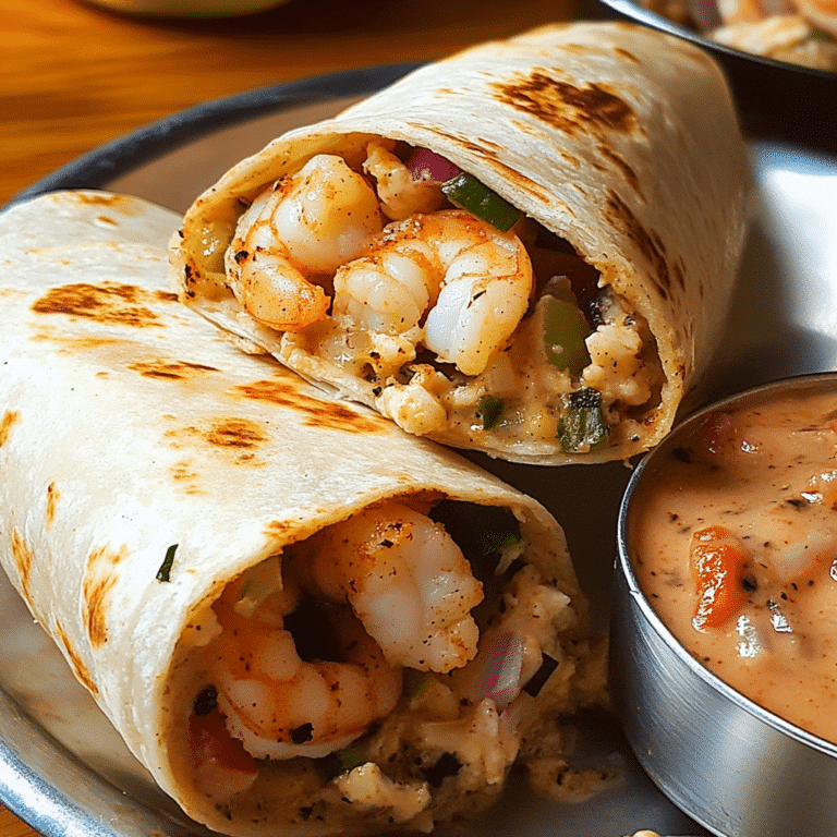 Old Bay Shrimp Burritos